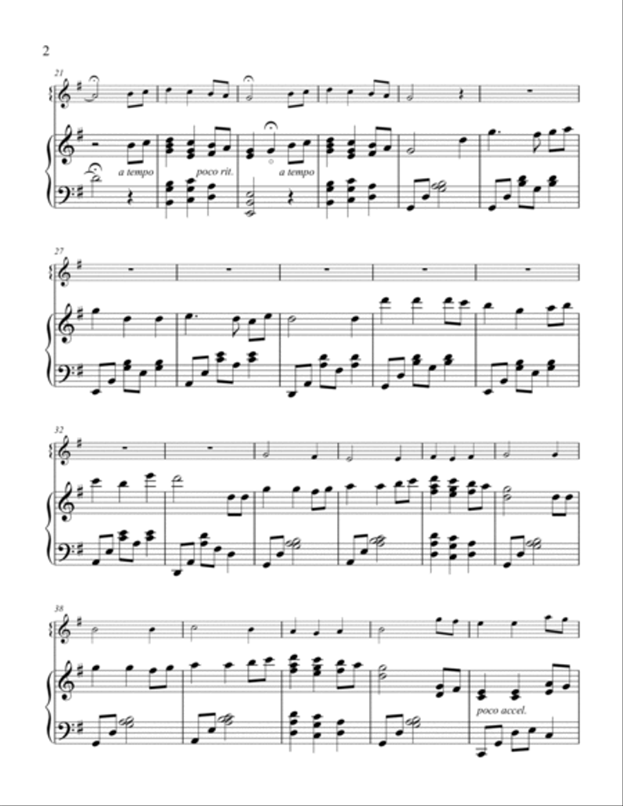 Infant Holy Infant Lowly for Handbell Solo and Harp by