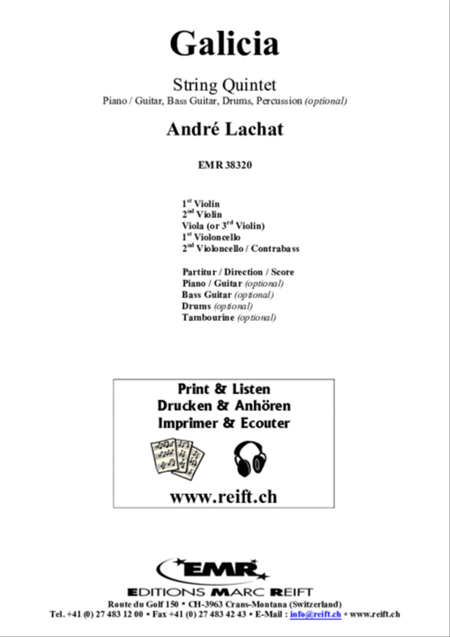Galicia String Quintet scores gallery preview page 2