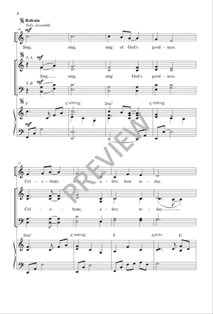 Called by Christ 4-Part scores gallery preview page 4