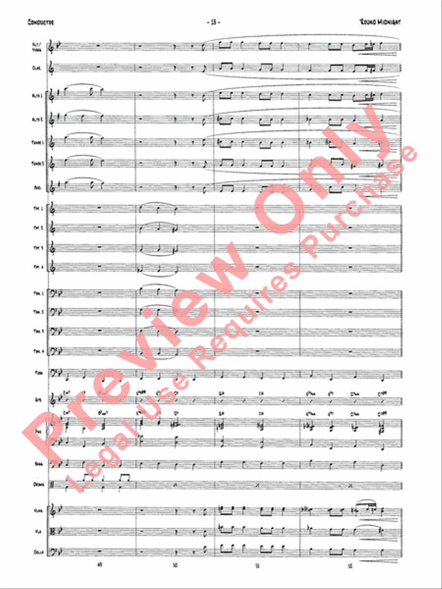'Round Midnight Jazz Ensemble scores gallery preview page 16