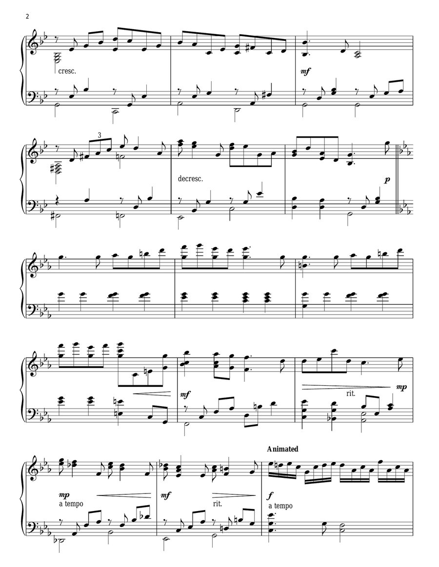 Stella's Theme Piano Solo scores gallery preview page 2
