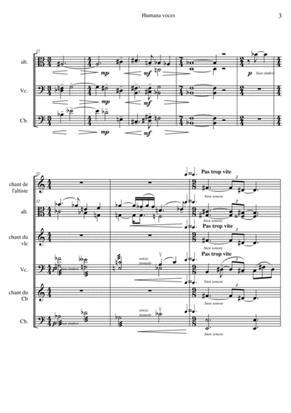 Humana voces --- Full score and parts --- JCM 2011