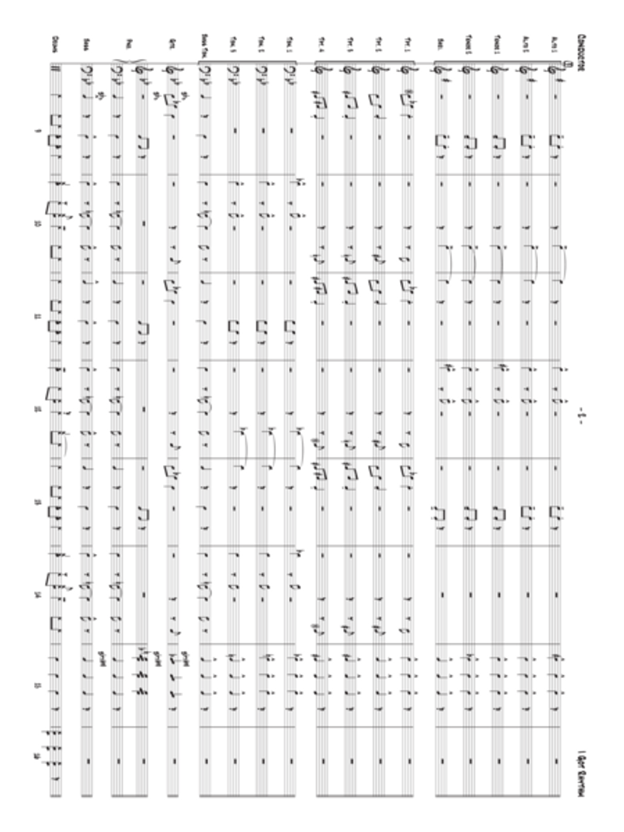 I Got Rhythm (Score only) Jazz Ensemble scores gallery preview page 3
