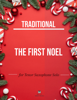 Book cover for Traditional - The First Noel (Tenor Saxophone Solo)