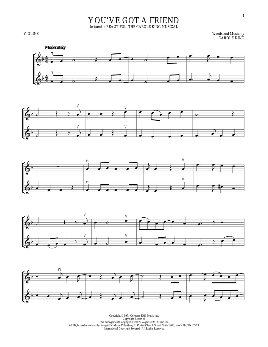 You've Got A Friend (from Beautiful: The Carole King Musical)