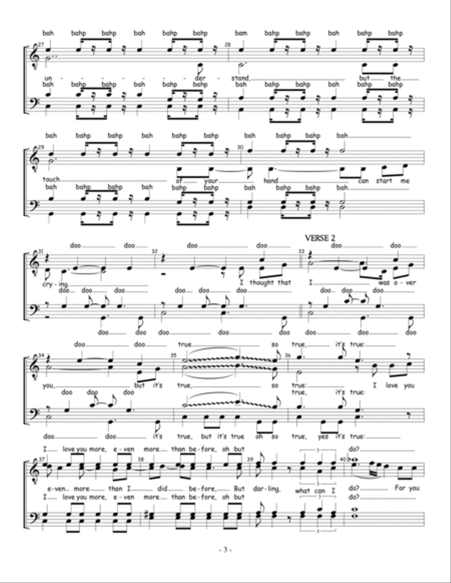 Crying A Cappella scores gallery preview page 3