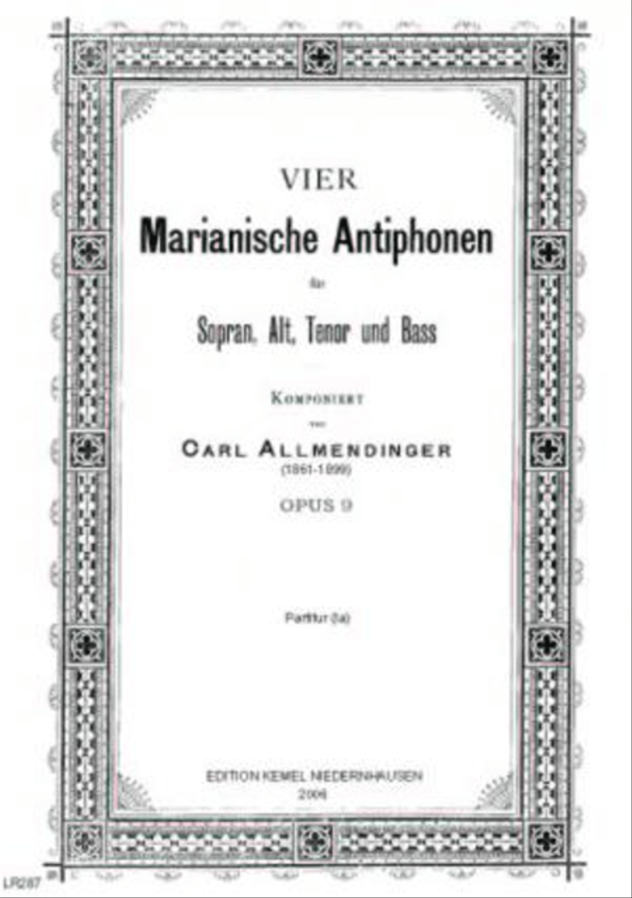 Vier marianische Antiphonen