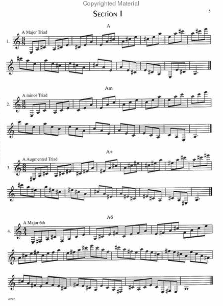 Contemporary Chordal Sequences For Intermediate Clarinet
