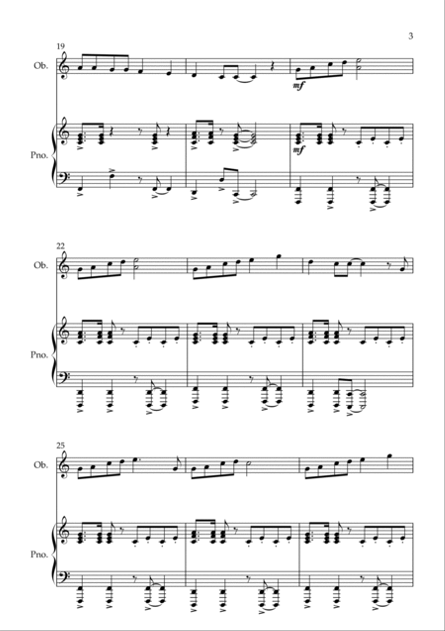 Birthday Piano scores gallery preview page 3