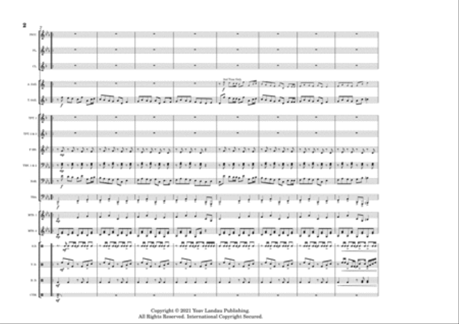 Five Nights At Freddy's Marching Band scores gallery preview page 2