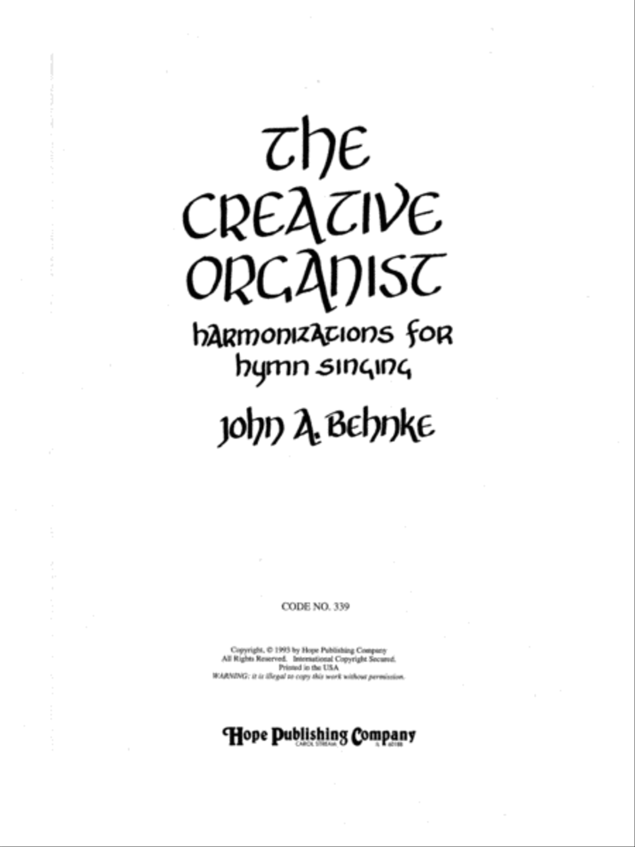 The Creative Organist, Vol. 1 Organ Solo scores gallery preview page 4