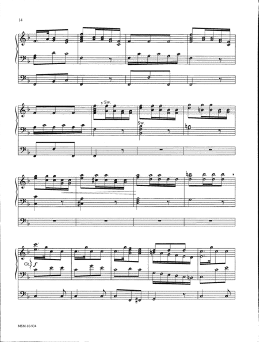 Music from The Four Seasons, Set 1 - Autumn Organ scores gallery preview page 7