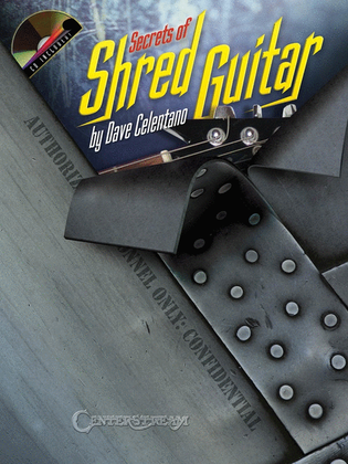 Book cover for Secrets Of Shred Guitar Book/CD Guitar