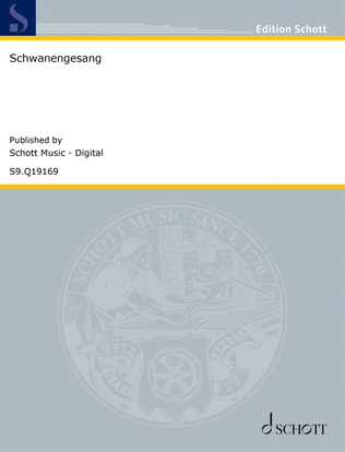 Book cover for Schwanengesang