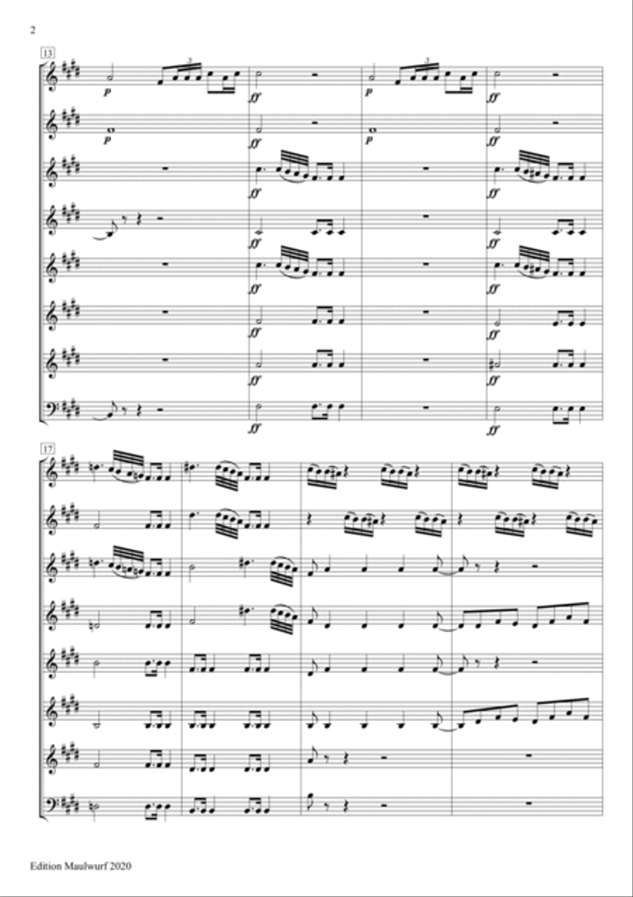 Light Cavalry Ouverture Horn scores gallery preview page 4