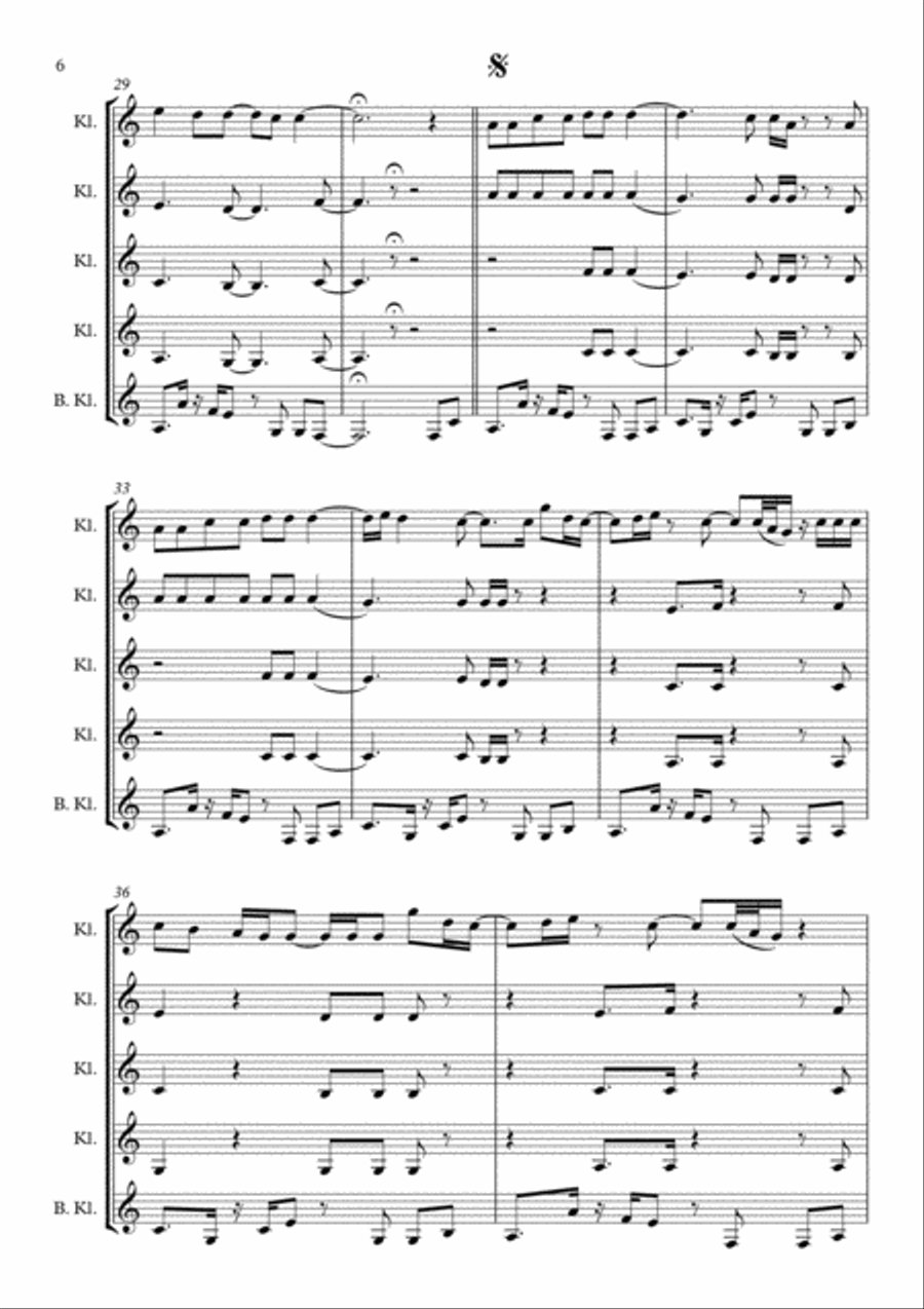 Hello Woodwind Quintet scores gallery preview page 6