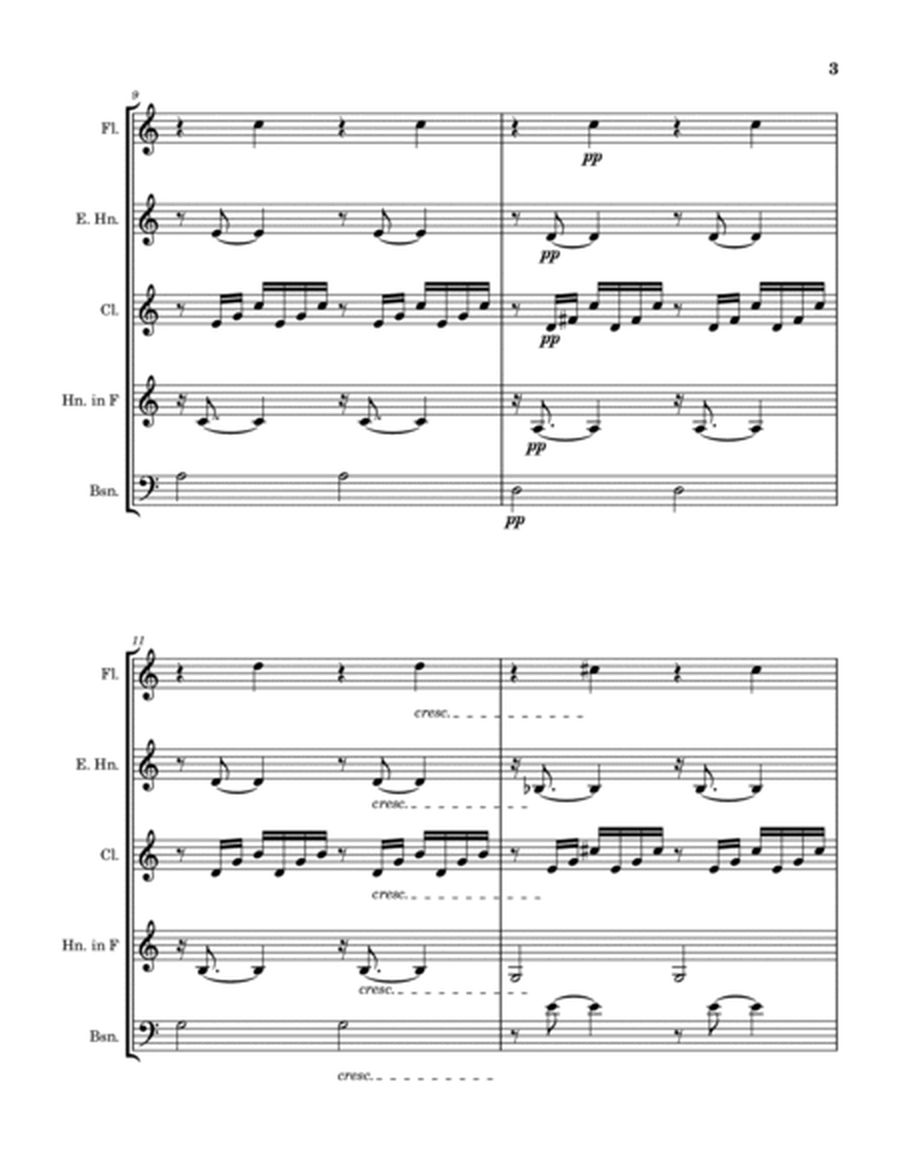 Prelude and Fugue I from The Well Tempered Clavier, Book 1 (arranged for woodwind quintet) image number null
