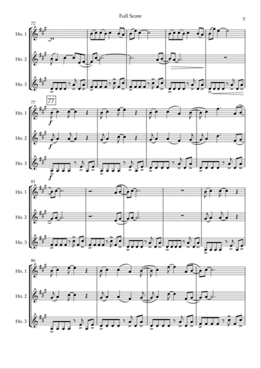 Without You Brass Ensemble scores gallery preview page 5