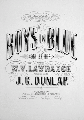 Book cover for The Boys in Blue. Song & Chorus