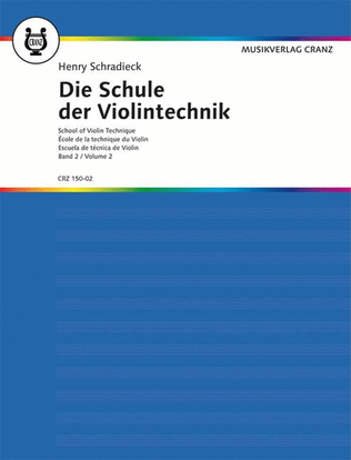 Book cover for School of Violin Technique