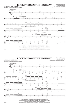 Rockin' Down the Highway: Auxiliary Percussion