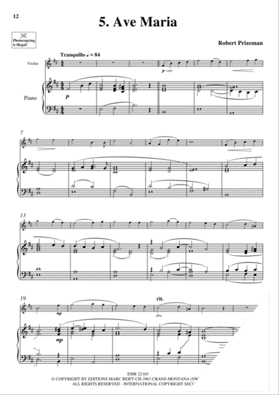 20 Greatest Slow Melodies Violin Solo scores gallery preview page 7