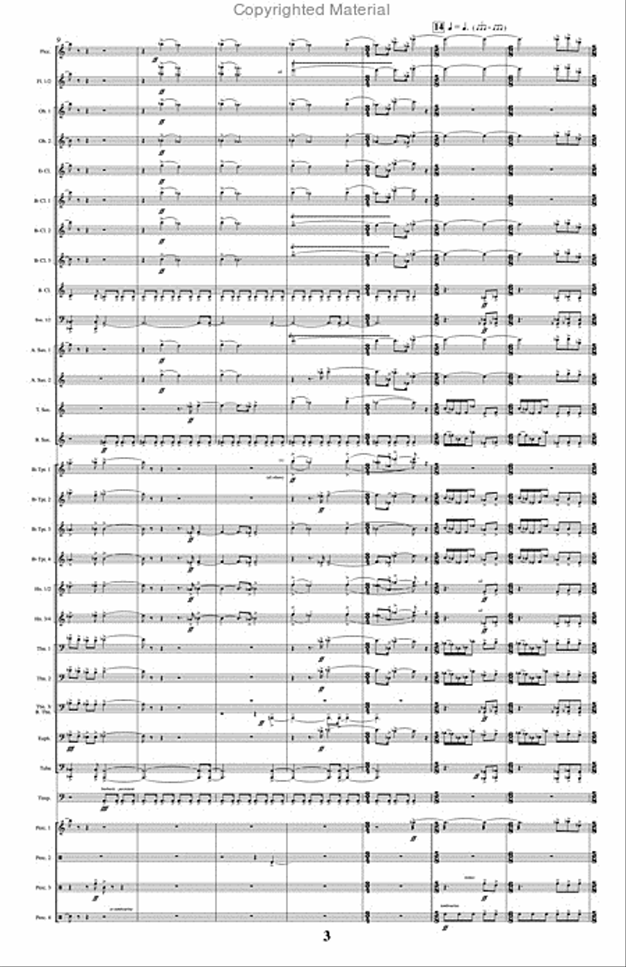 Vestida de Luto Vestida de Luto Concert Band scores gallery preview page 4