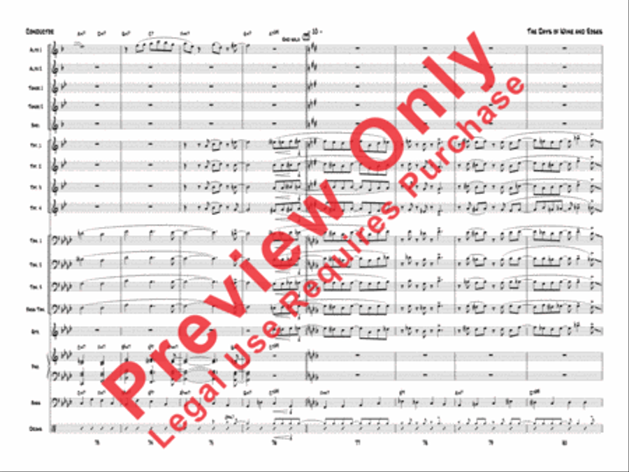The Days of Wine and Roses Jazz Ensemble scores gallery preview page 29