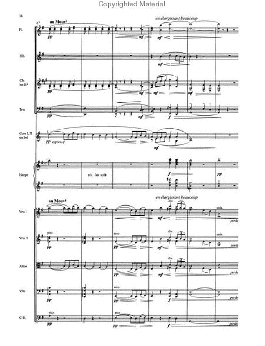 Pavane pour une infante defunte for small Orchestra Chamber Orchestra scores gallery preview page 4