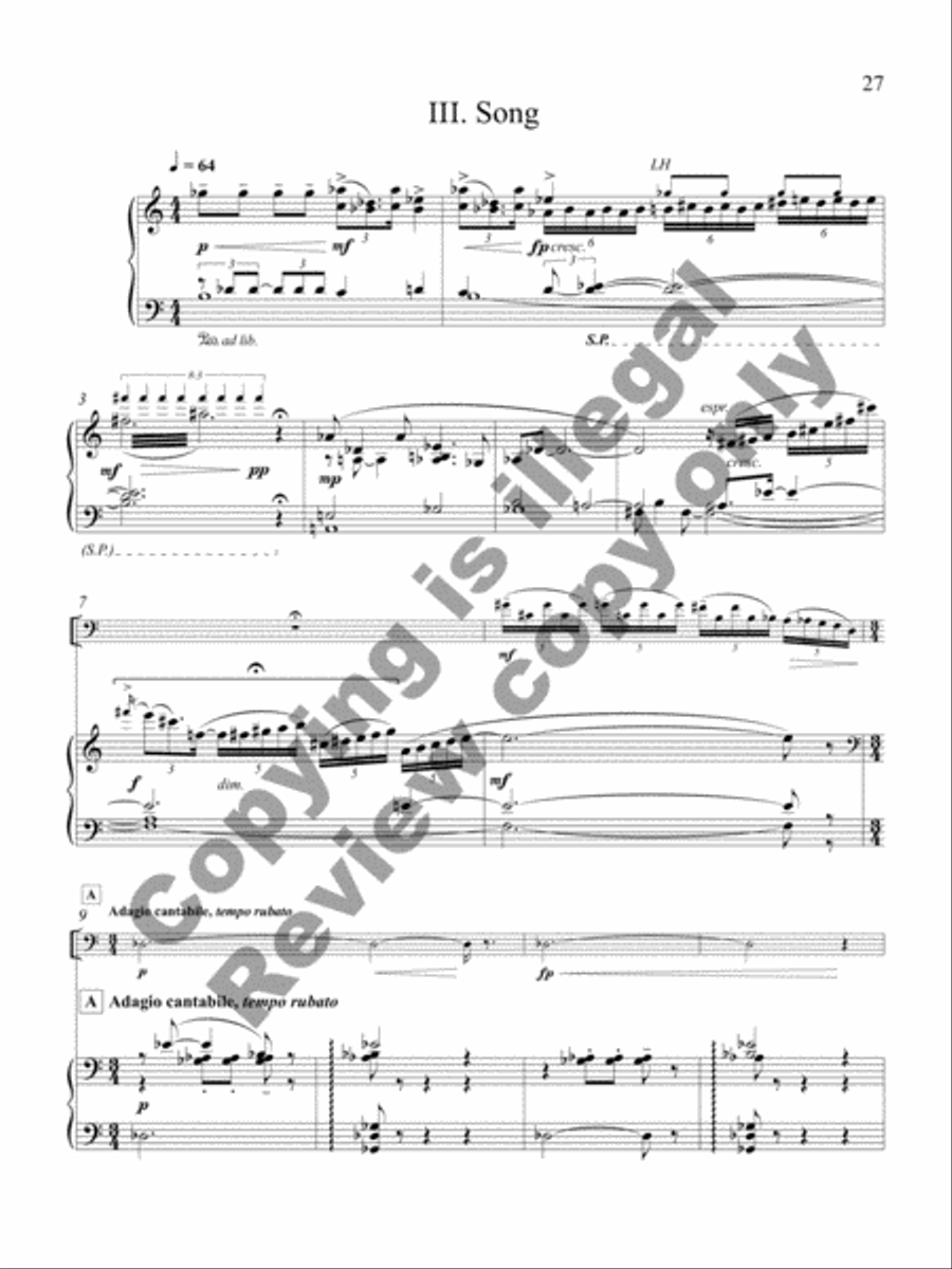 Legends of Kintamani (Cello/Piano Score) Orchestra scores gallery preview page 13