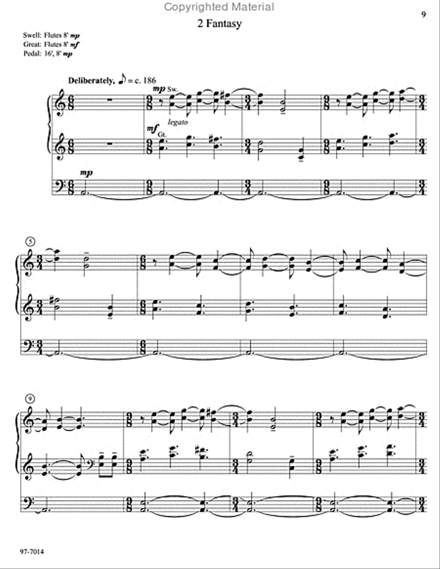 Praise and Thanksgiving Organ scores gallery preview page 3