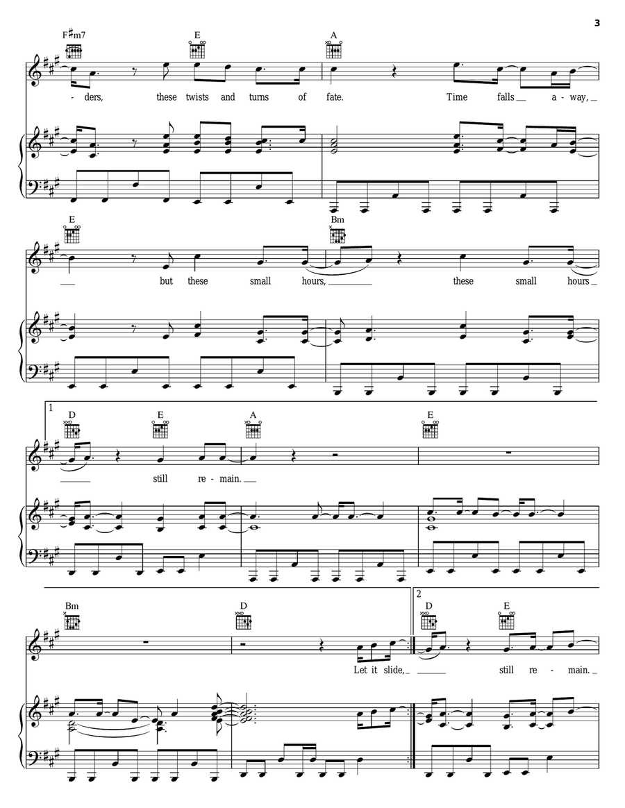 Little Wonders (from Meet The Robinsons) Acoustic Guitar scores gallery preview page 3