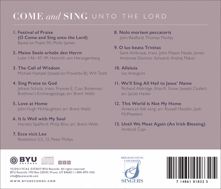 Come and Sing unto the Lord
