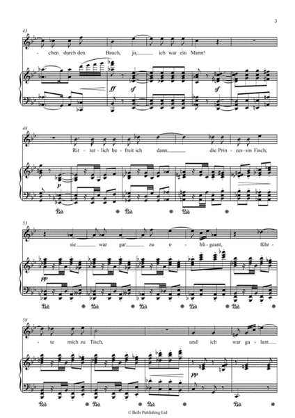 Der neue Amadis (Original key. G minor)