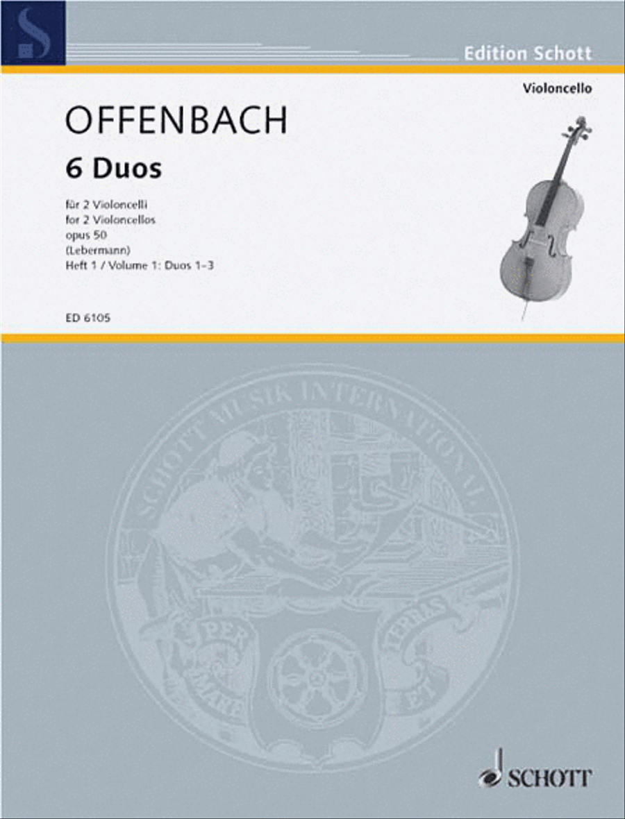 6 Duos, Op. 50 Vol. 1: Nos. 1-3 String Duet scores gallery preview page 1
