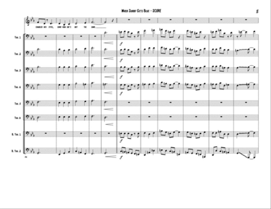 When Sunny Gets Blue When Sunny Gets Blue Chamber Orchestra scores gallery preview page 5