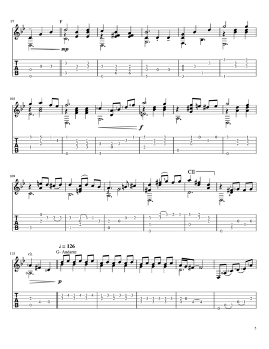 Merry-go-round Of Life Acoustic Guitar scores gallery preview page 6
