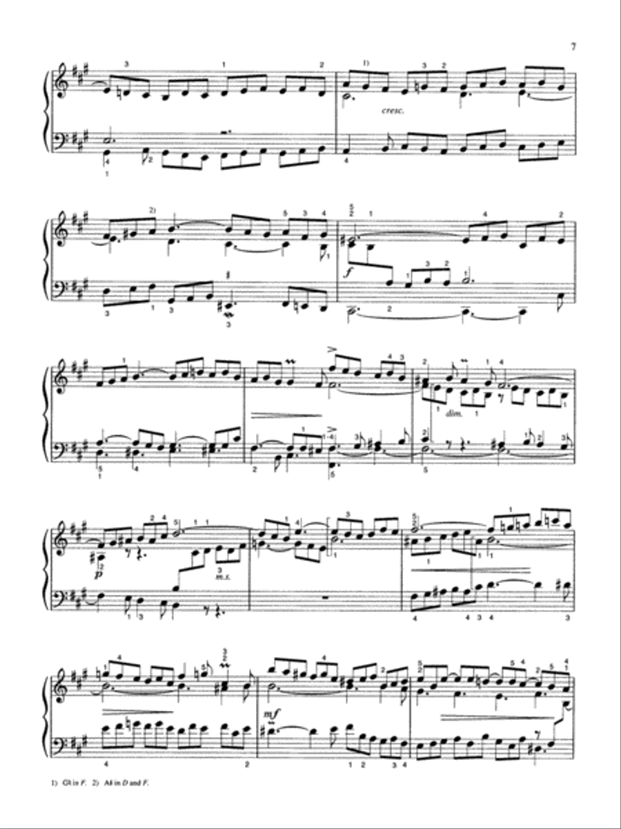 Bach: Six English Suites (Ed. Hans Bischoff) Piano Solo scores gallery preview page 2