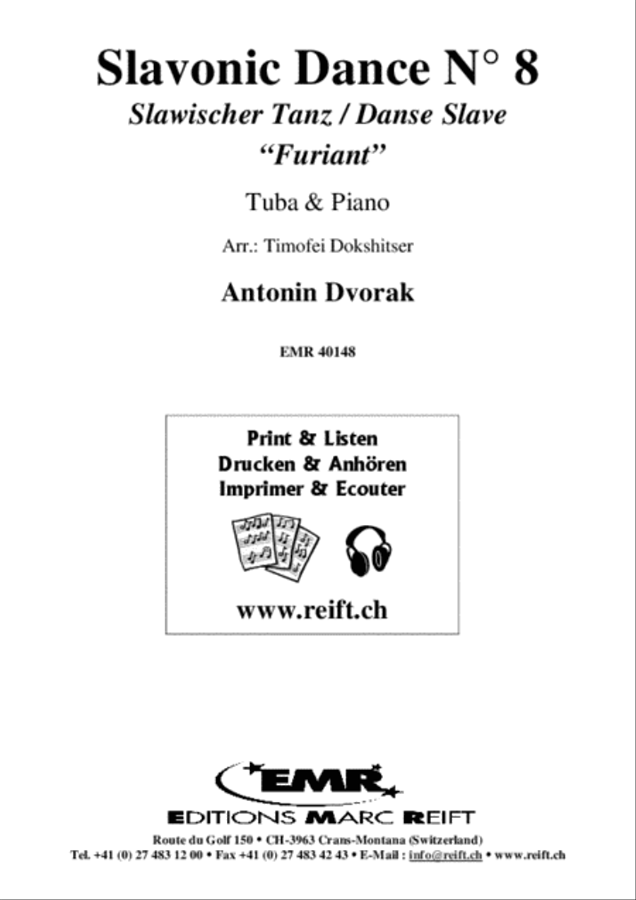 Slavonic Dance No. 8 Tuba scores gallery preview page 2