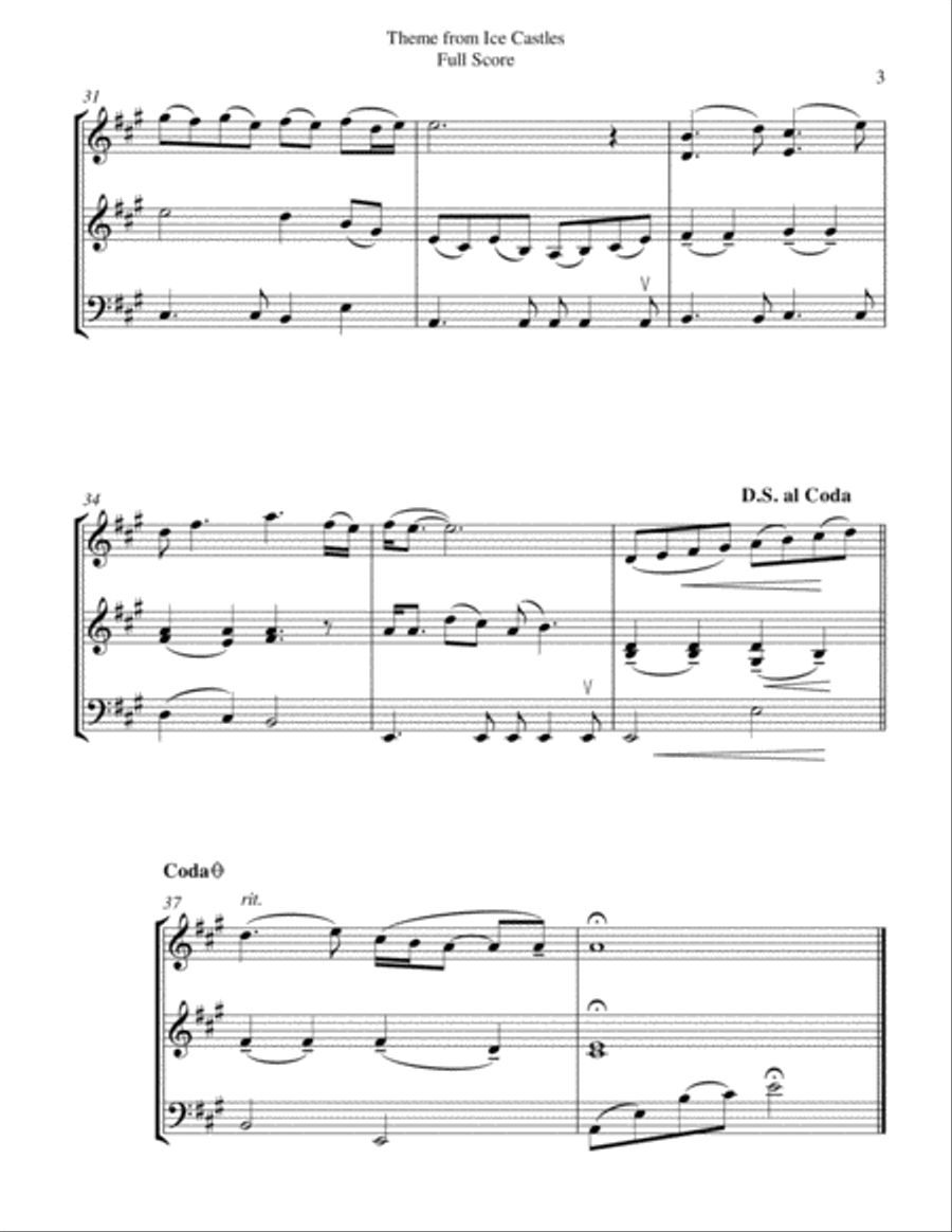 Through The Eyes Of Love String Trio scores gallery preview page 4