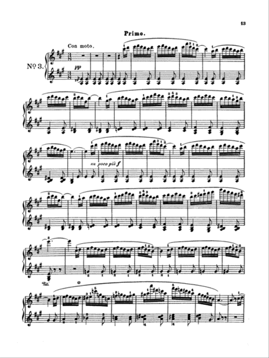 Moszkowski: Spanish Dances, Op. 12 Piano Duet scores gallery preview page 2