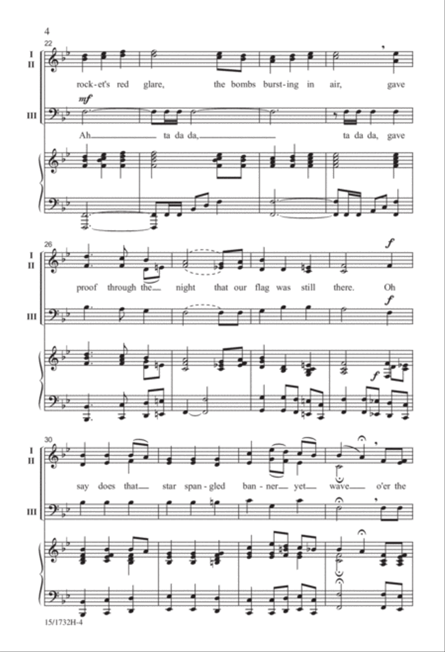 Here's to America - Set 1 3-Part scores gallery preview page 4