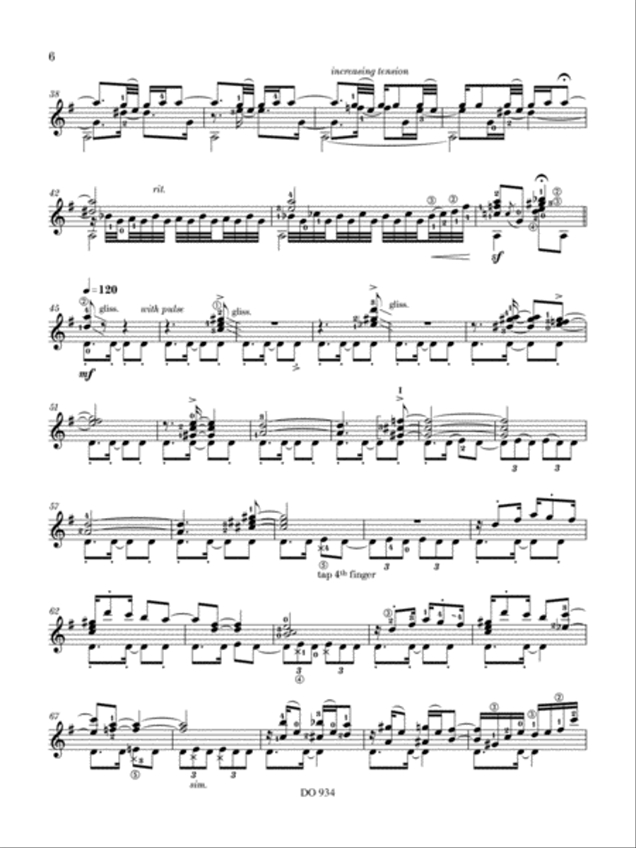 Suite Brasileira No. 3 Classical Guitar scores gallery preview page 6