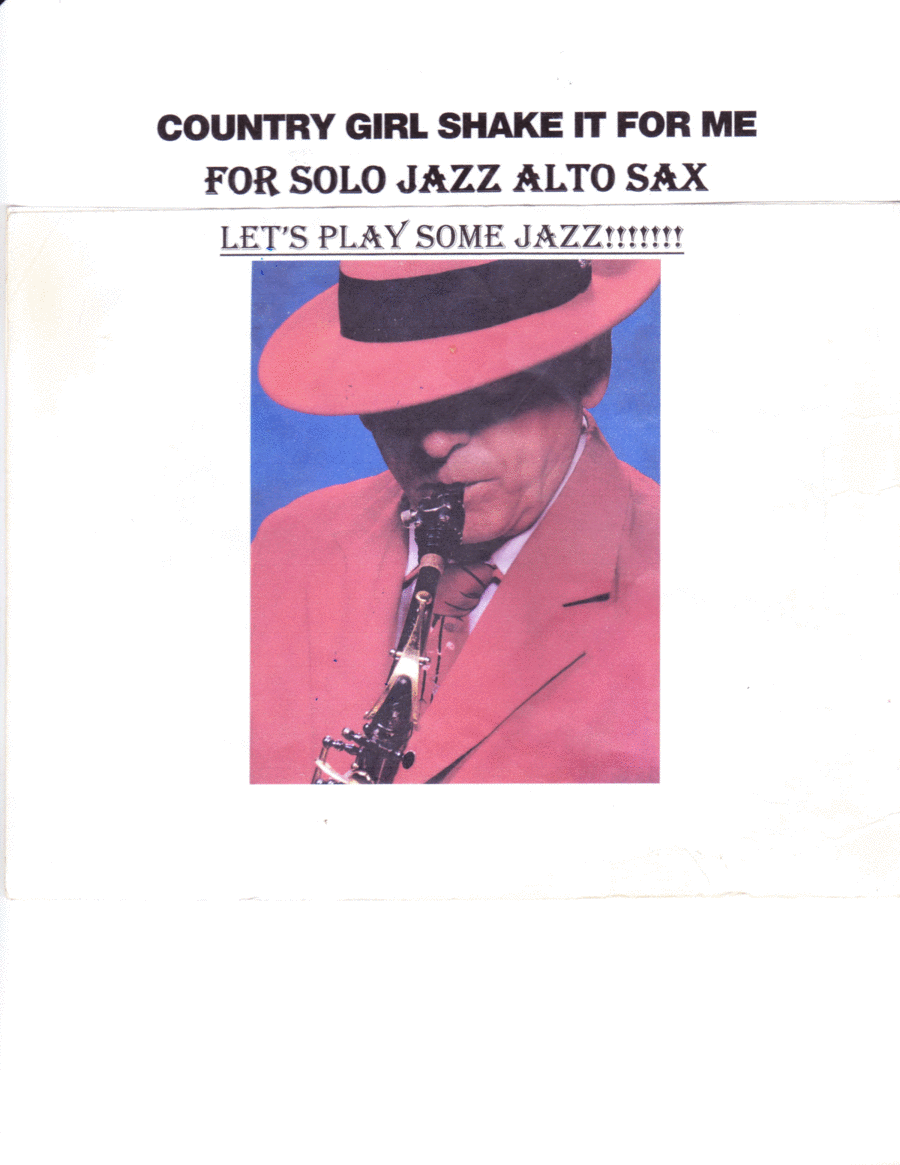 Country Girl (shake It For Me) Alto Saxophone scores gallery preview page 1