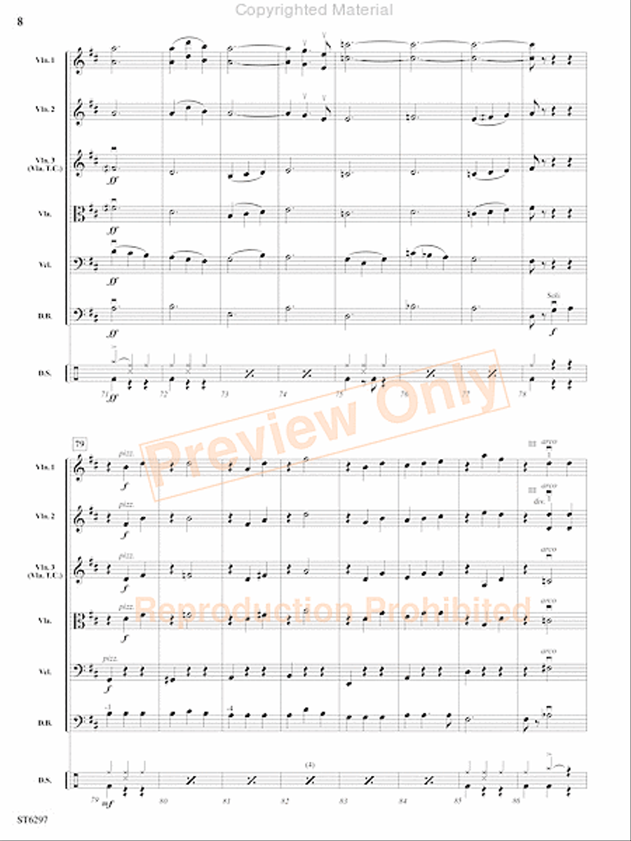 It's the Most Wonderful Time of the Year String Orchestra scores gallery preview page 9