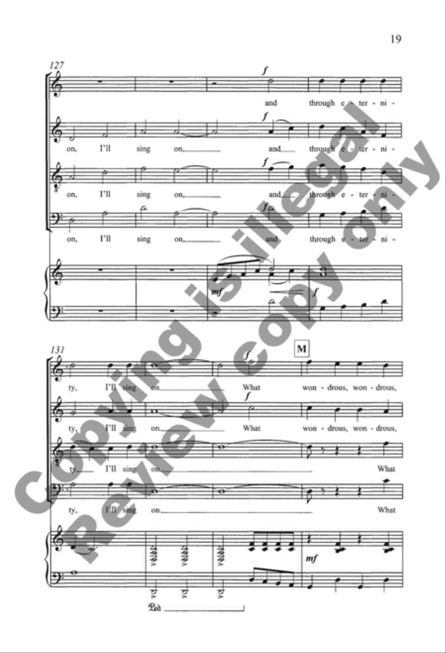 Appalachian Carols: 1. Wondrous Love 4-Part scores gallery preview page 38