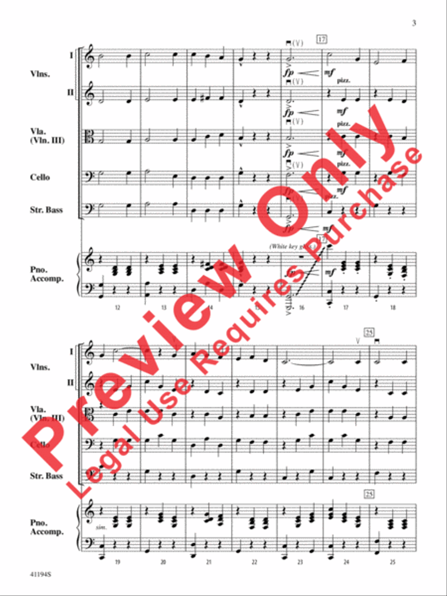 The Wizard of Oz, Suite from String Orchestra scores gallery preview page 4