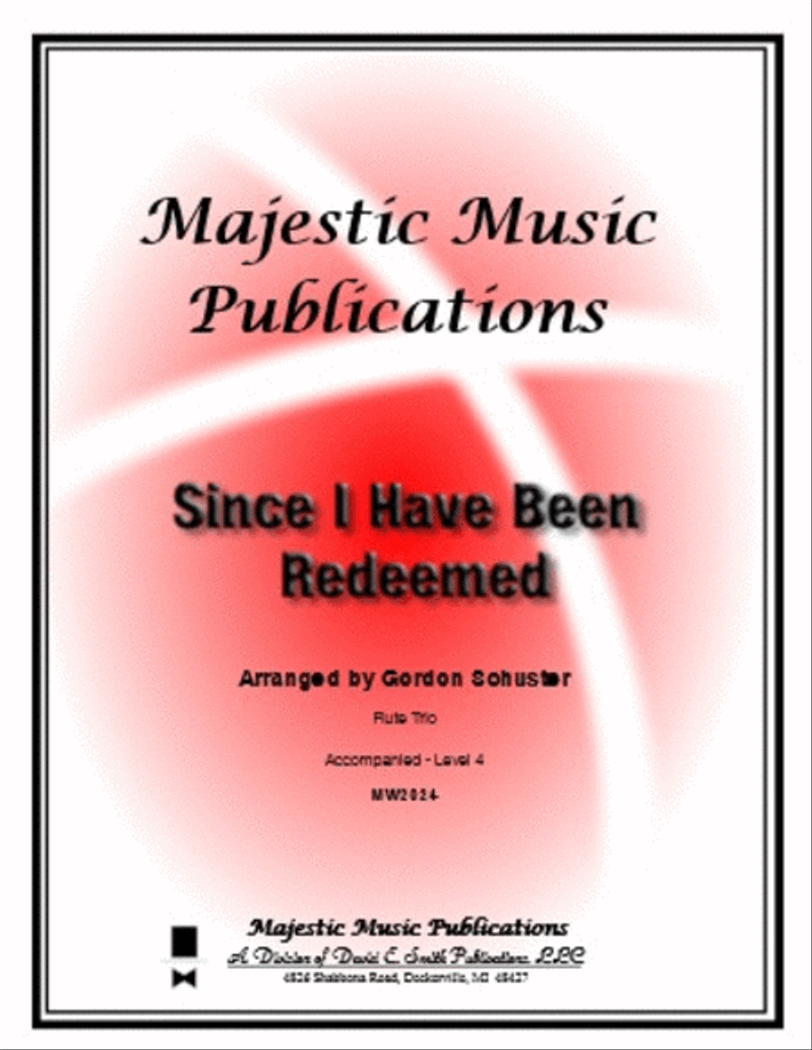 Since I Have Been Redeemed Flute Trio scores gallery preview page 1