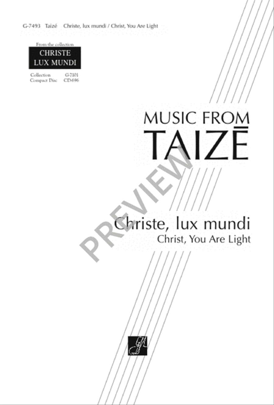 Christe, lux mundi 4-Part scores gallery preview page 1