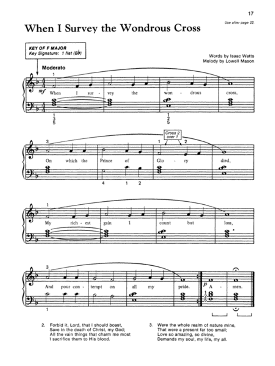 Alfred's Basic Piano Course Hymn Book, Level 3